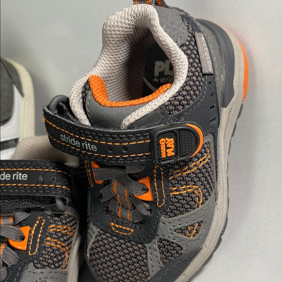 Stride Rite Kids' grey and Orange Sneakers size 5 bundle of 2 pairs mixed brands - Picture 5 of 16